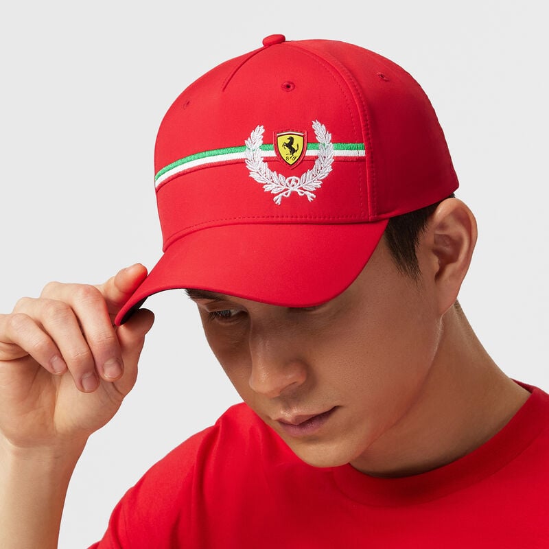 Scuderia Ferrari F1 Italian Stripe Cap