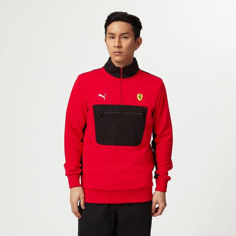Scuderia Ferrari F1 Logo 1/4 Zip Sweater