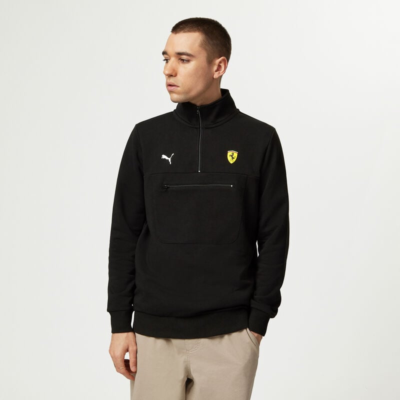 Scuderia Ferrari F1 Logo 1/4 Zip Sweater