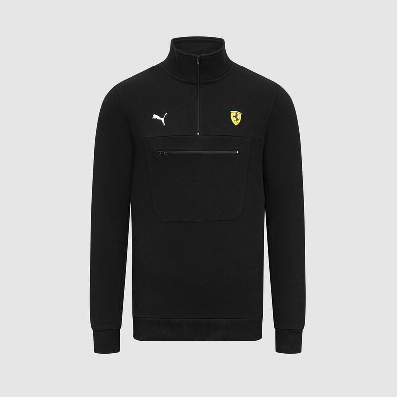 Scuderia Ferrari F1 Logo 1/4 Zip Sweater