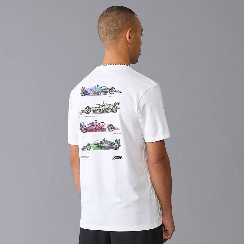 F1 Collection Car Graphic T-shirt