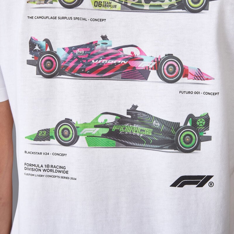 F1 Collection Car Graphic T-shirt