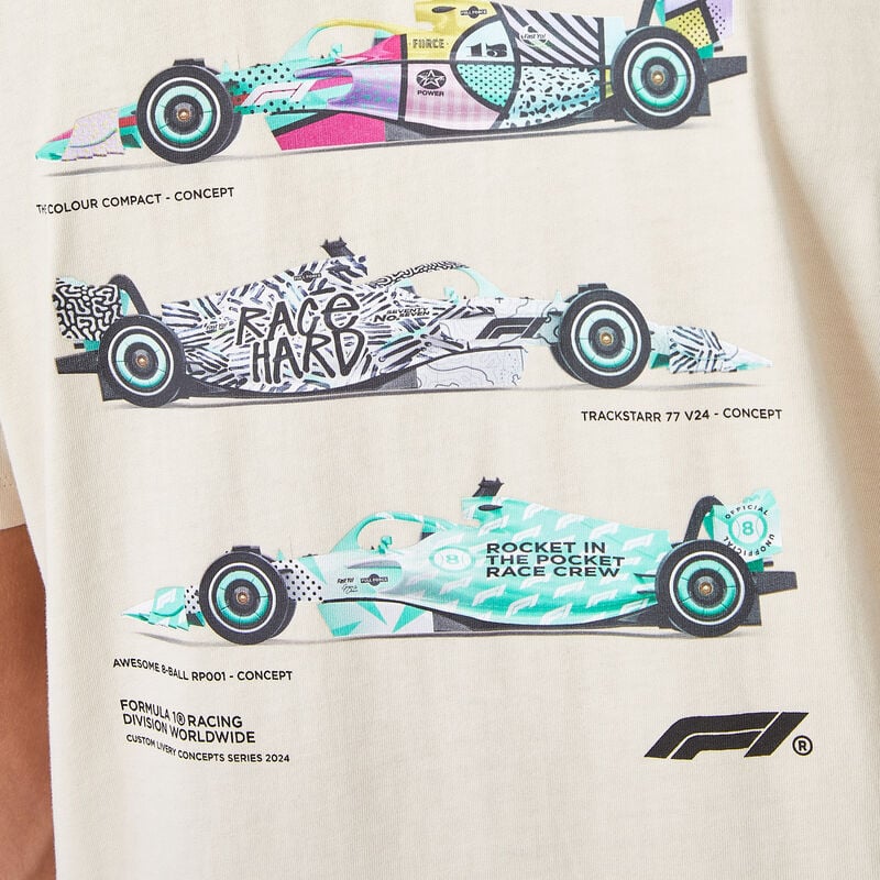 F1 Collection Car Graphic T-shirt