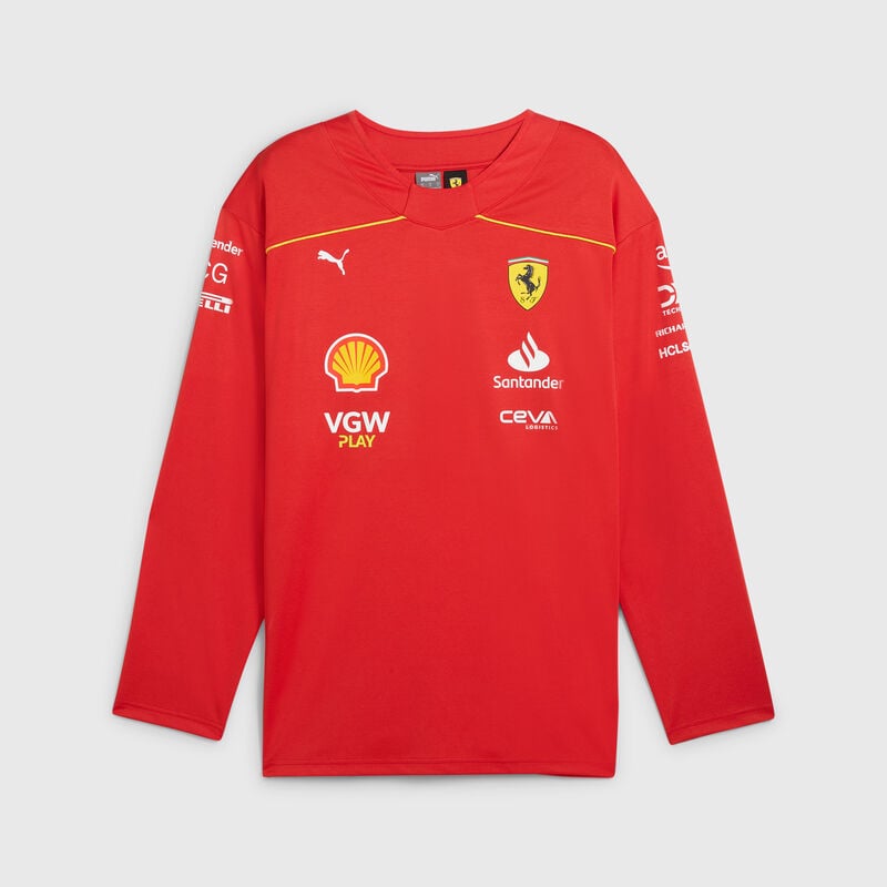 Scuderia Ferrari F1 2024 Carlos Sainz Canadian GP Hockey Jersey
