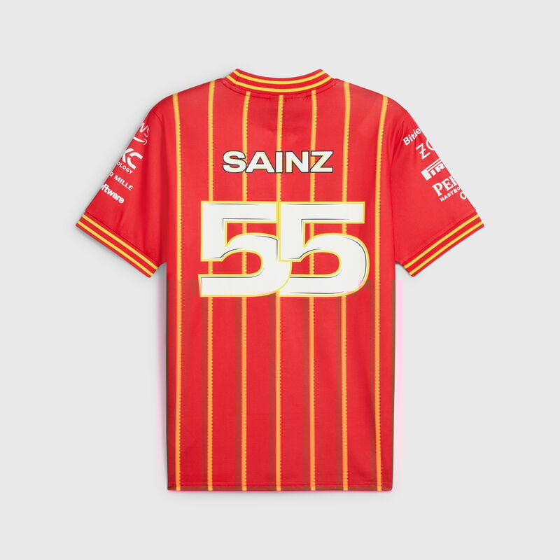 Scuderia Ferrari F1 2024 Carlos Sainz Soccer Jersey