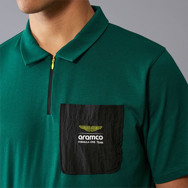 Aston Martin F1 Team Pocket Logo Polo
