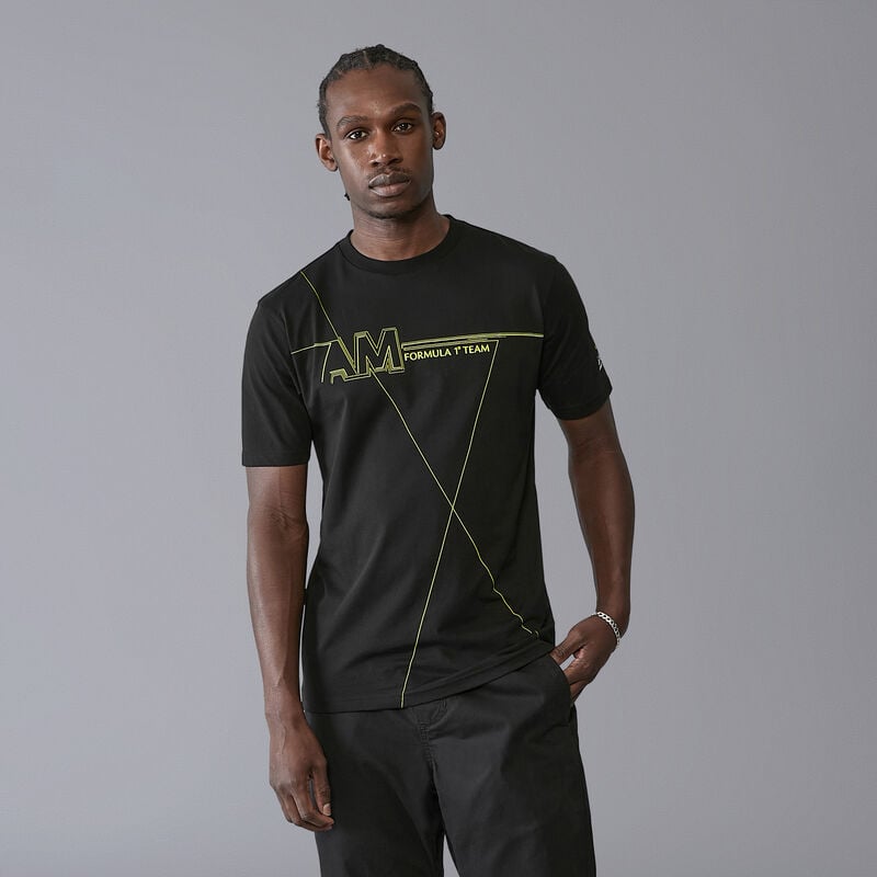 Aston Martin F1 Team Wireframe Graphic T-shirt
