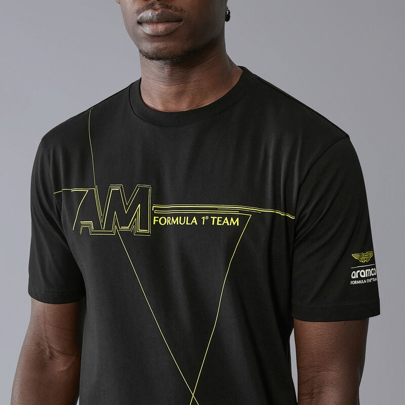 Aston Martin F1 Team Wireframe Graphic T-shirt