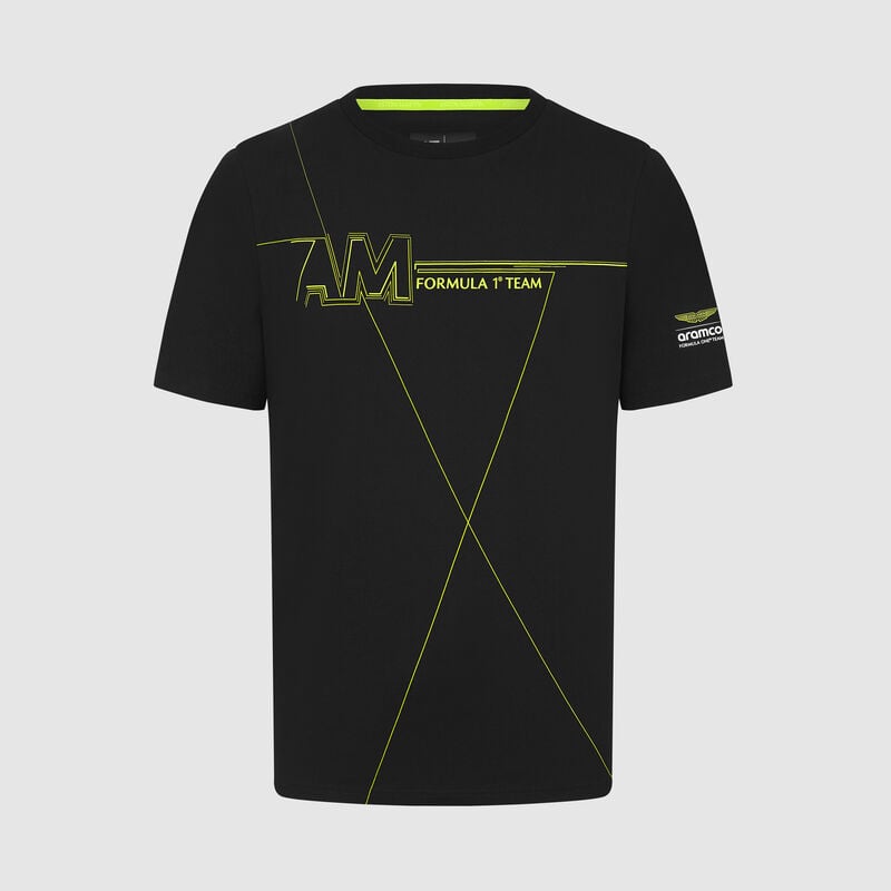 Aston Martin F1 Team Wireframe Graphic T-shirt
