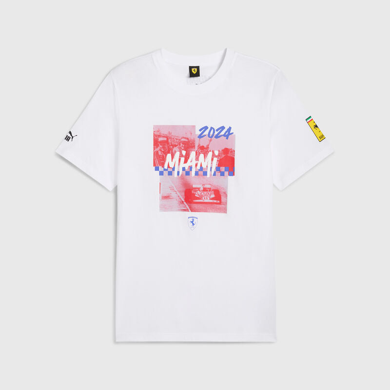 Scuderia Ferrari F1 2024 Miami GP T-shirt