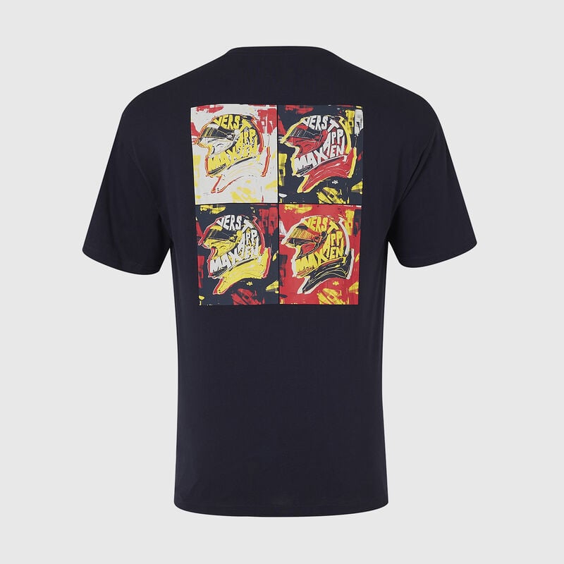 Red Bull Racing Max Verstappen Pop Art Oversized T-shirt