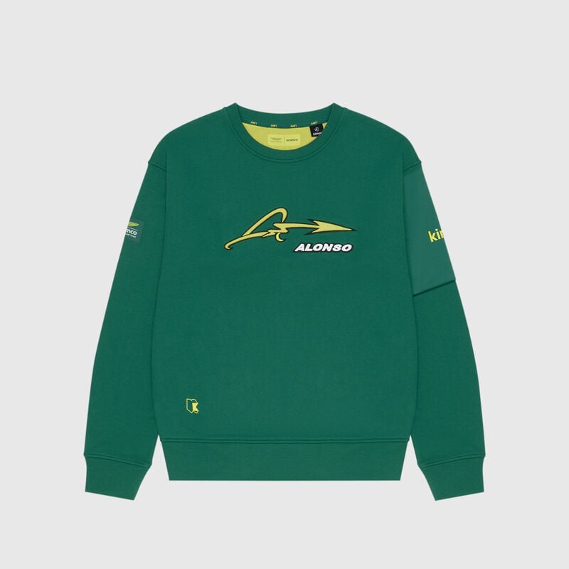 Aston Martin F1 Team Kimoa Alonso Logo Sweatshirt