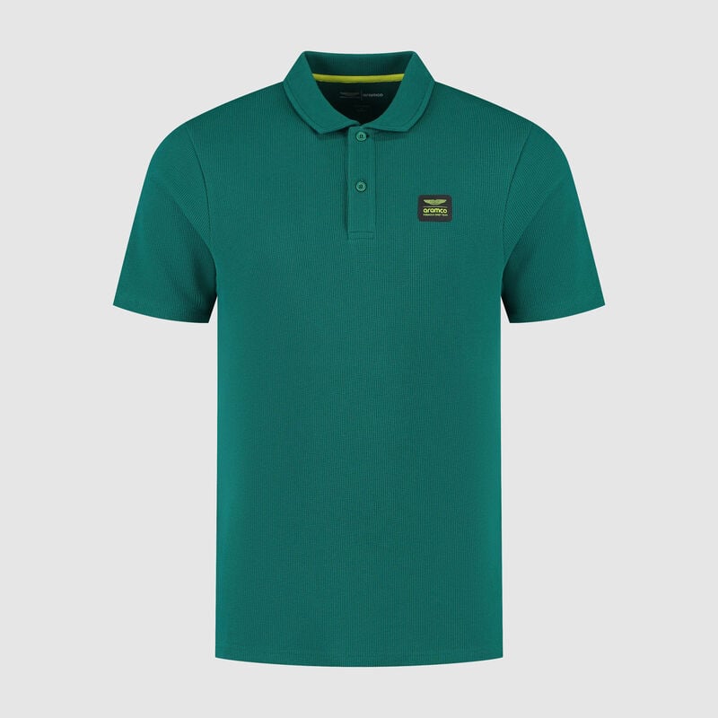Aston Martin F1 Team Tech Waffle Polo