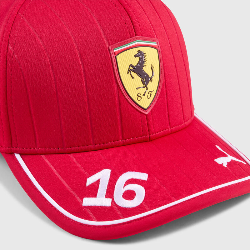 Scuderia Ferrari F1 Kids PUMA 2025 Charles Leclerc Driver Cap