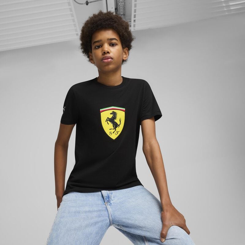 Scuderia Ferrari F1 Kids PUMA LS Race Shield T-shirt