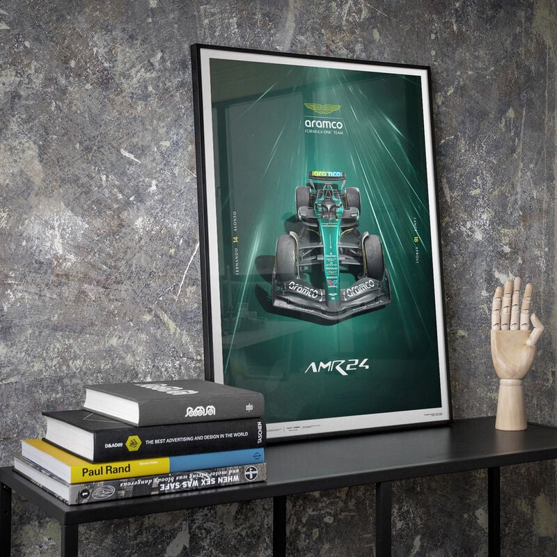 Aston Martin F1 Team AMR24 Hyper-Focus Poster