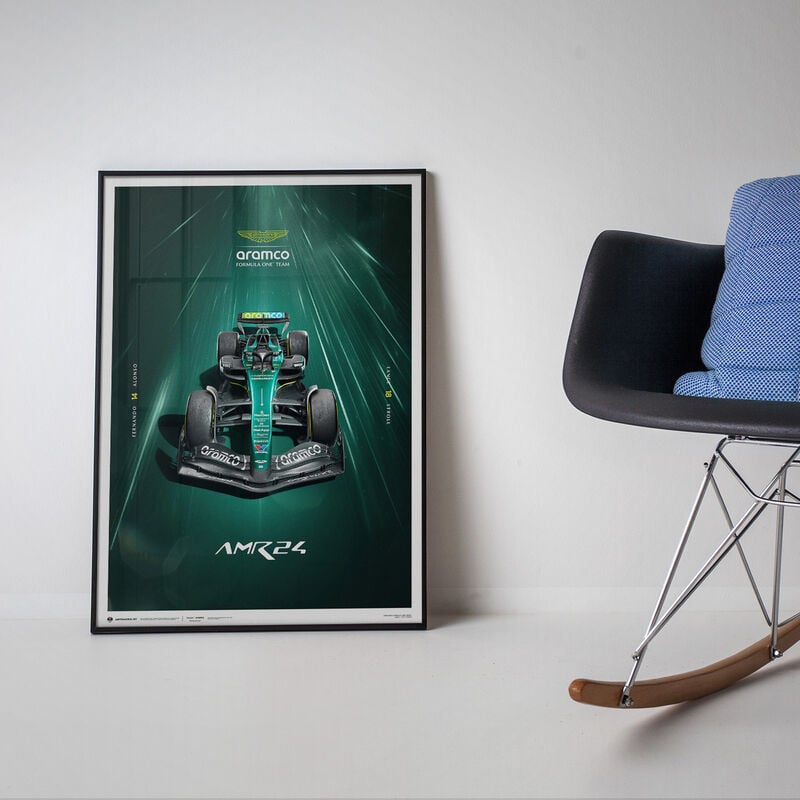 Aston Martin F1 Team AMR24 Hyper-Focus Poster