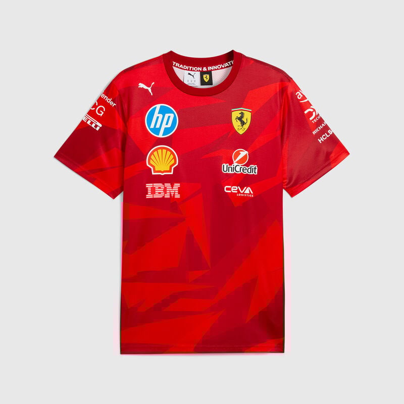 Scuderia Ferrari F1 PUMA 2025 Las Vegas GP Team T-shirt
