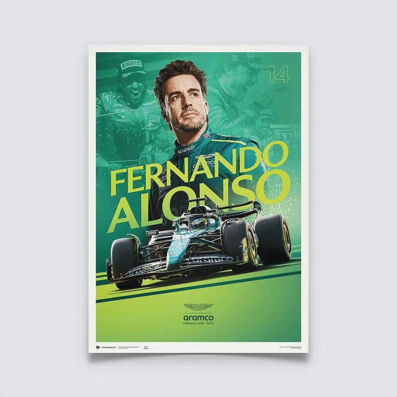 Aston Martin F1 Team Fernando Alonso 2024 Poster