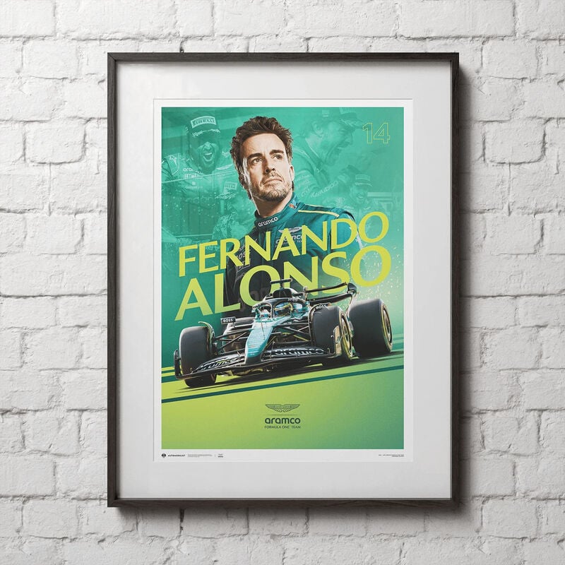 Aston Martin F1 Team Fernando Alonso 2024 Poster