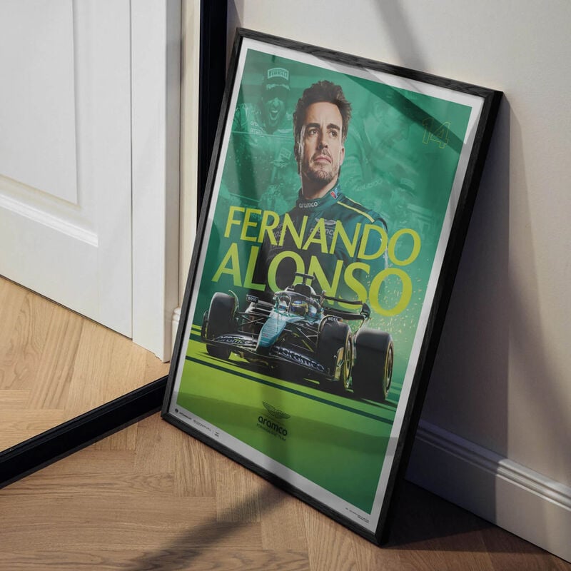 Aston Martin F1 Team Fernando Alonso 2024 Poster