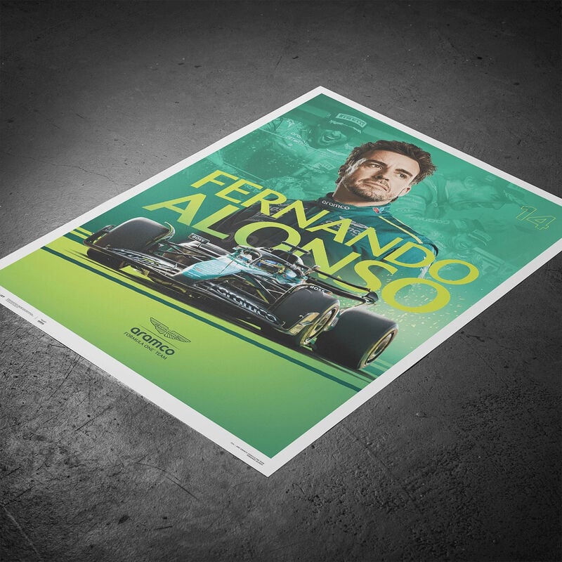 Aston Martin F1 Team Fernando Alonso 2024 Poster