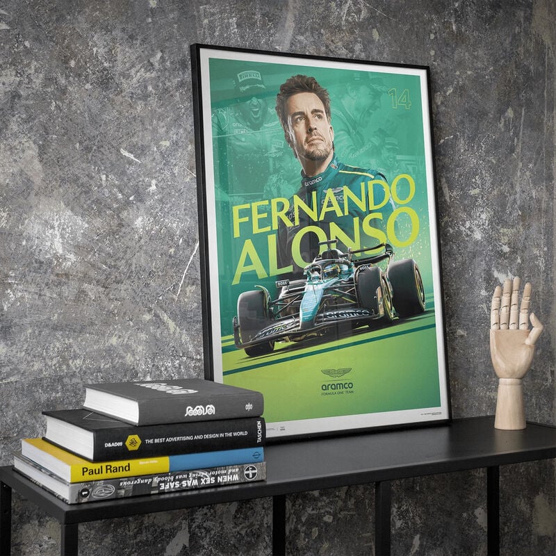Aston Martin F1 Team Fernando Alonso 2024 Poster