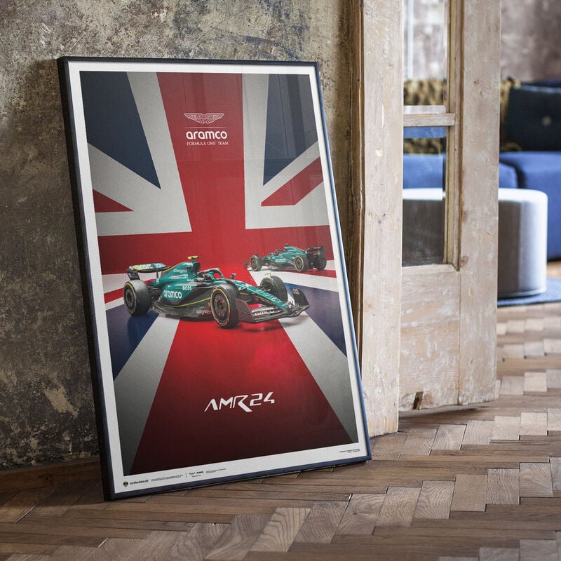 Aston Martin F1 Team 2024 British Grand Prix Poster