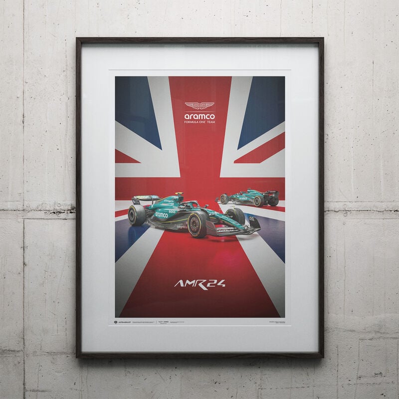 Aston Martin F1 Team 2024 British Grand Prix Poster