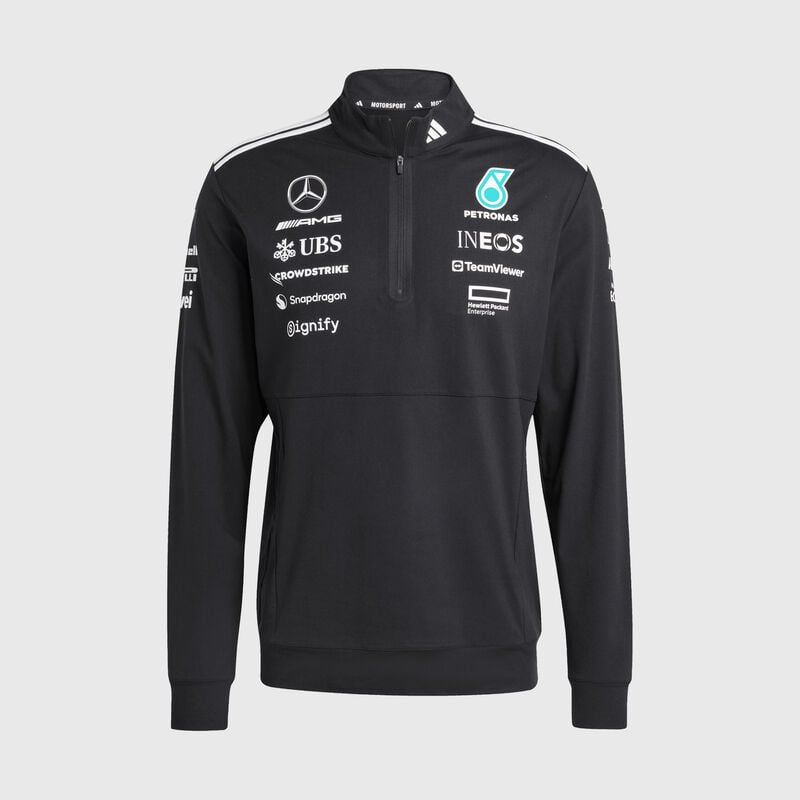 Mercedes-AMG F1 adidas 2025 Team 1/4 Zip Sweatshirt