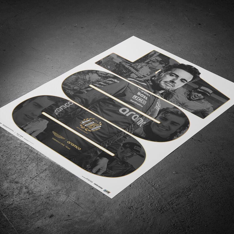 Aston Martin F1 Team Fernando Alonso 400 Poster