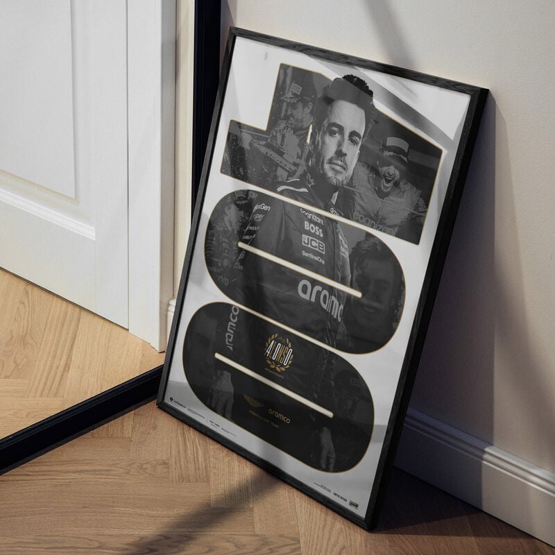 Aston Martin F1 Team Fernando Alonso 400 Poster