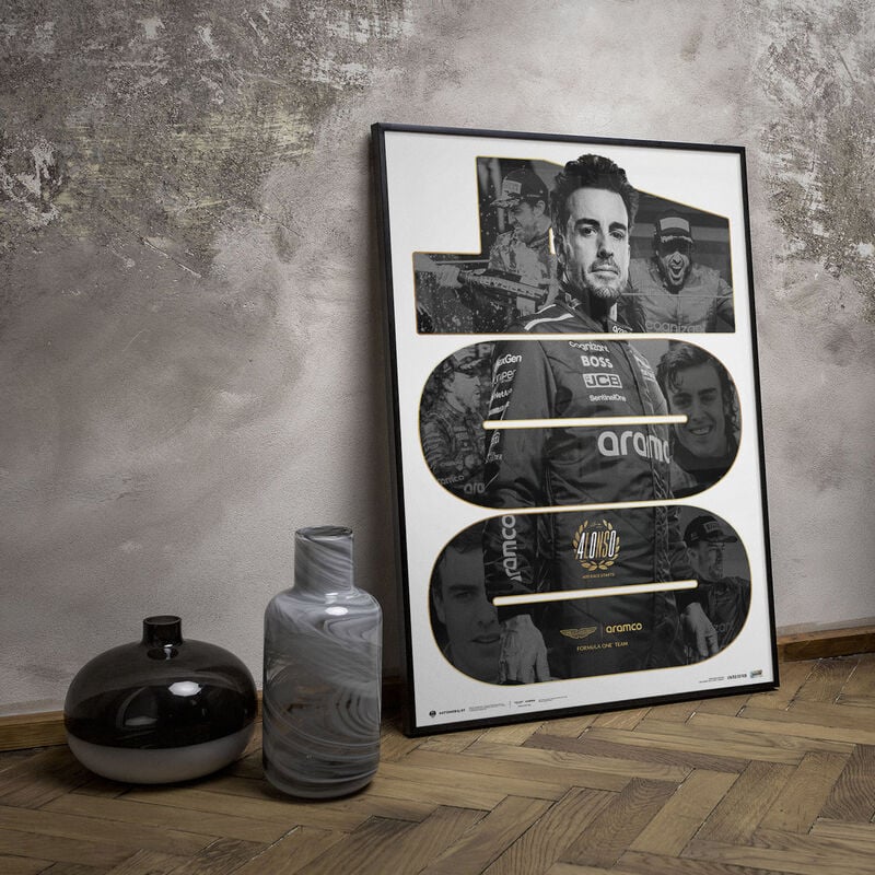 Aston Martin F1 Team Fernando Alonso 400 Poster