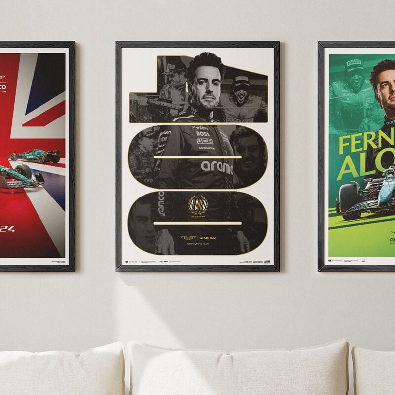 Aston Martin F1 Team Fernando Alonso 400 Poster