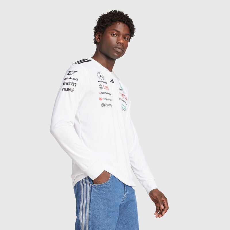 Mercedes-AMG F1 adidas 2025 Long Sleeve Driver T-shirt