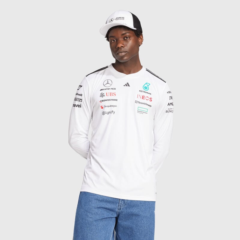Mercedes-AMG F1 adidas 2025 Long Sleeve Driver T-shirt