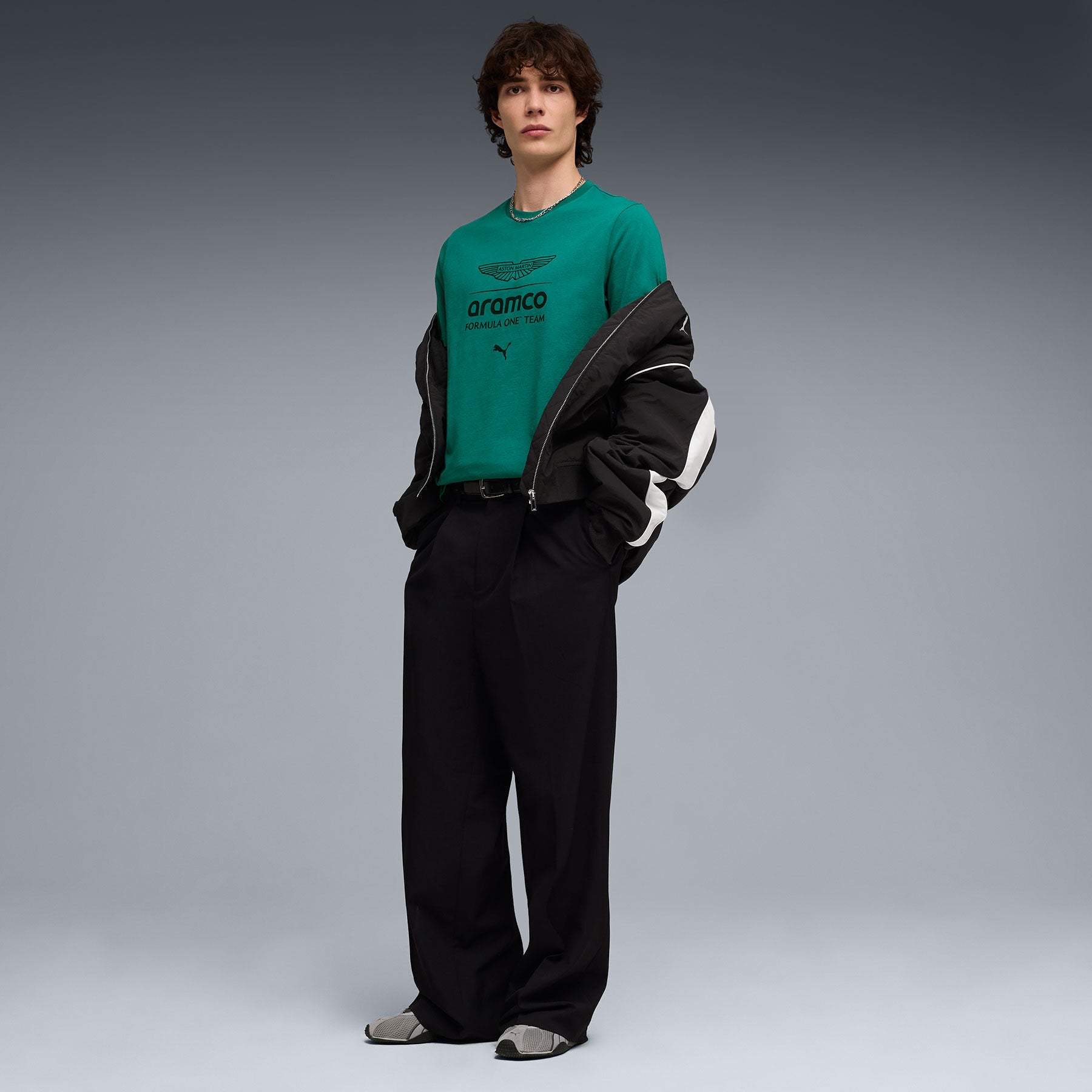 Aston Martin F1 Team PUMA Large Logo T-shirt