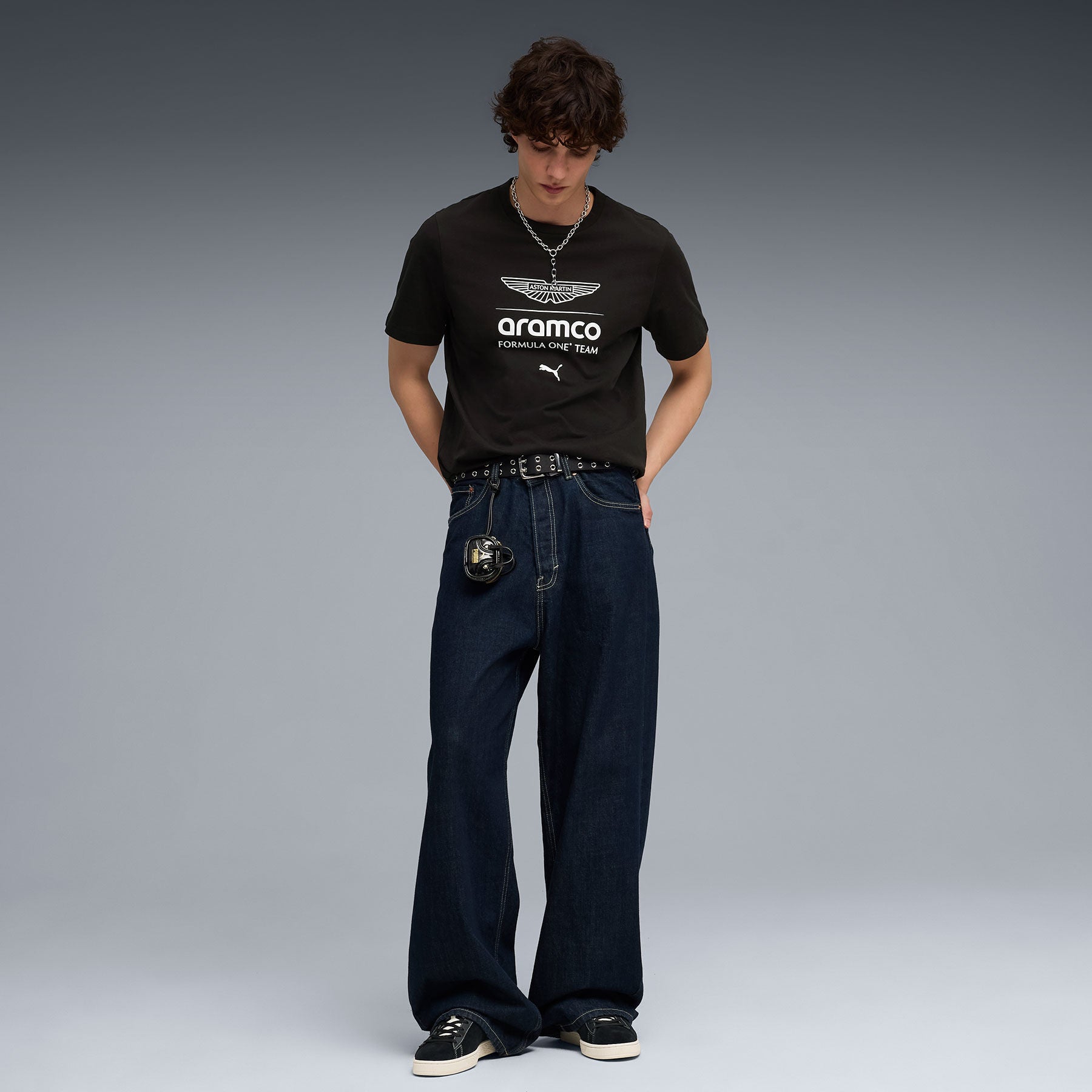 Aston Martin F1 Team PUMA Large Logo T-shirt