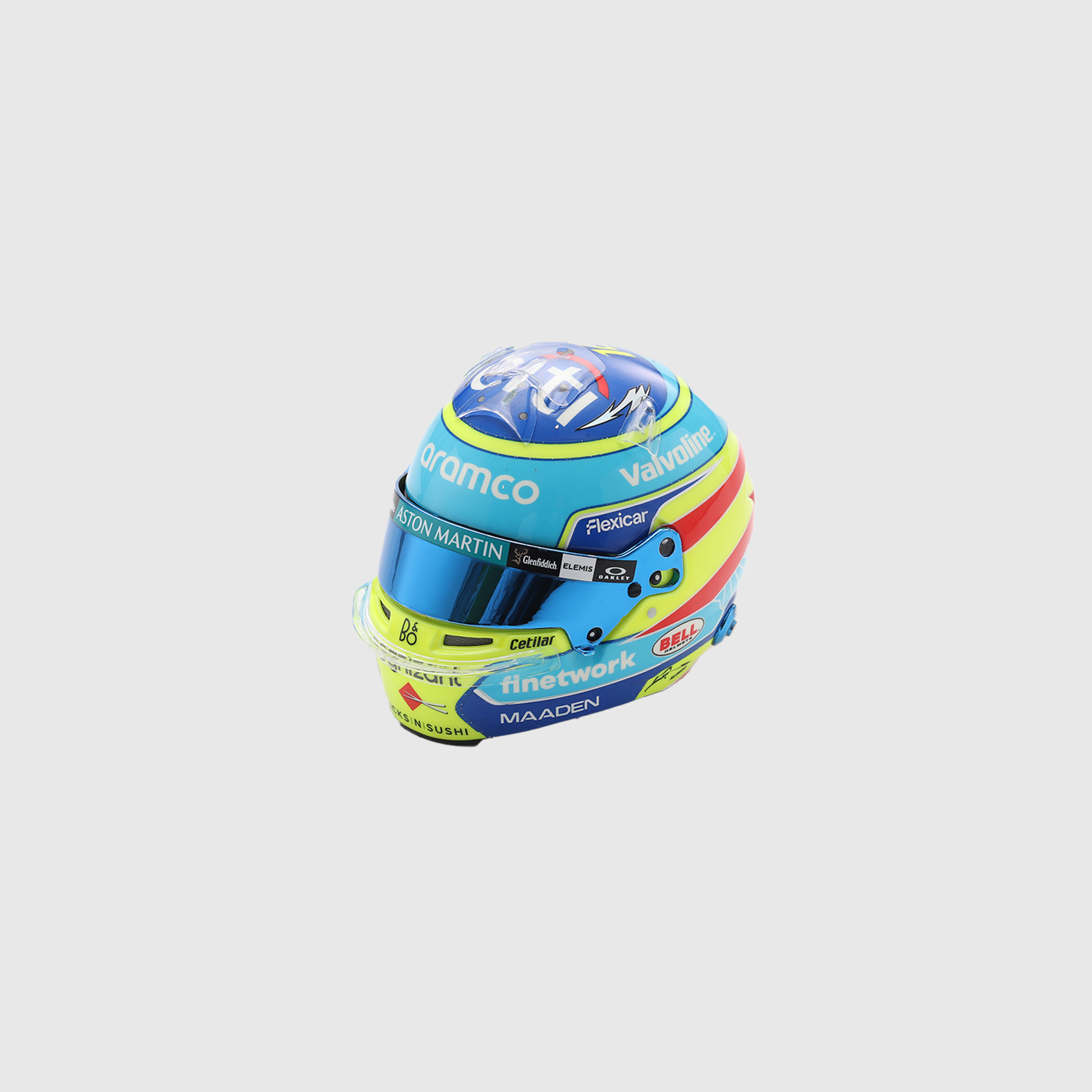 Aston Martin F1 Team 2025 Fernando Alonso 1:5 Scale Helmet