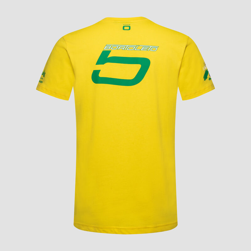 Stake F1 Team Kick Sauber 2025 Gabriel Bortoleto Brazil T-shirt