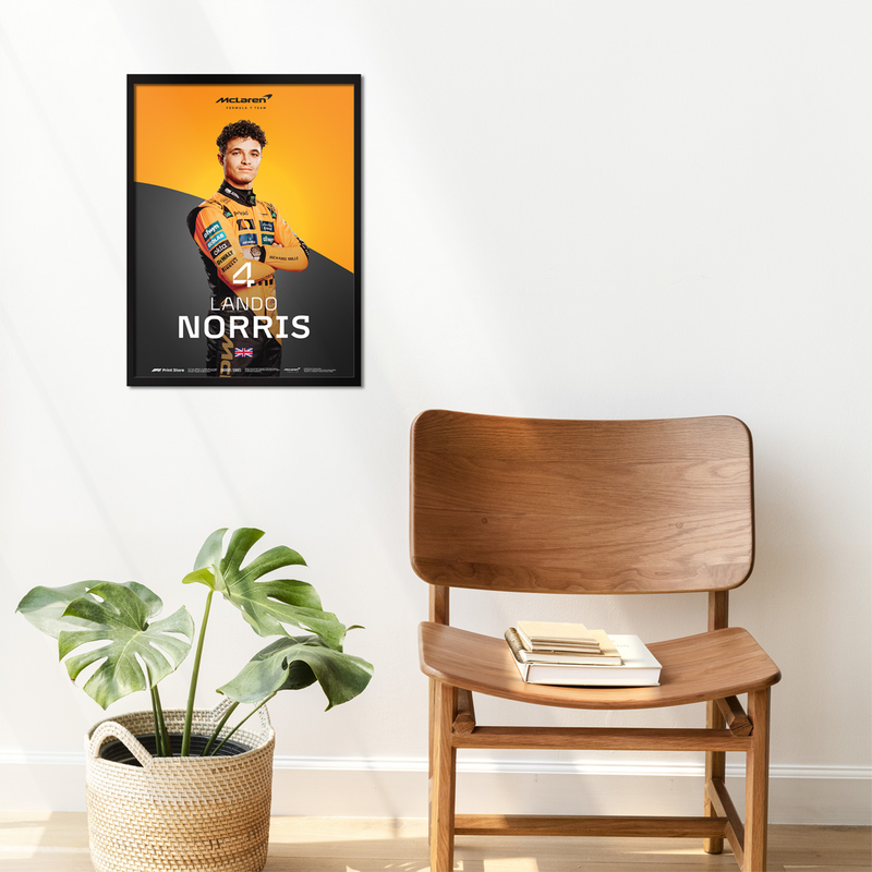 McLaren F1 2025 Lando Norris Driver Poster