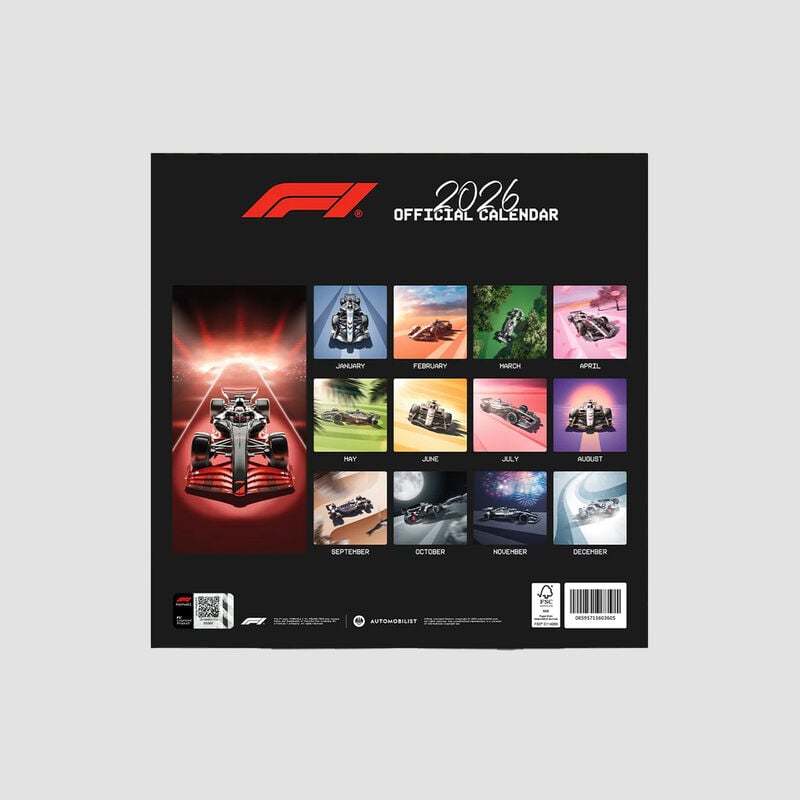 F1 Collection 2026 Official Calendar
